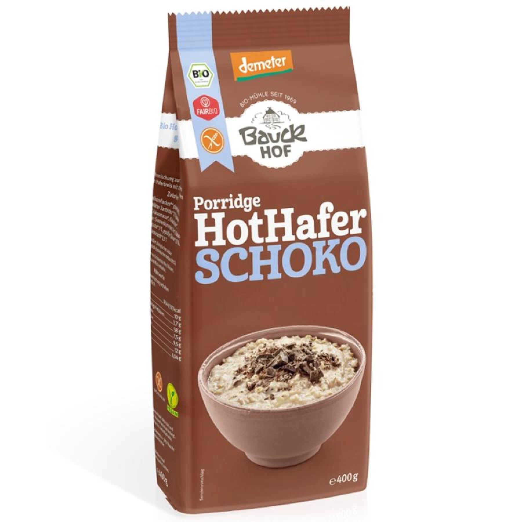 Terci de ovaz cu ciocolata fara gluten - 400 g