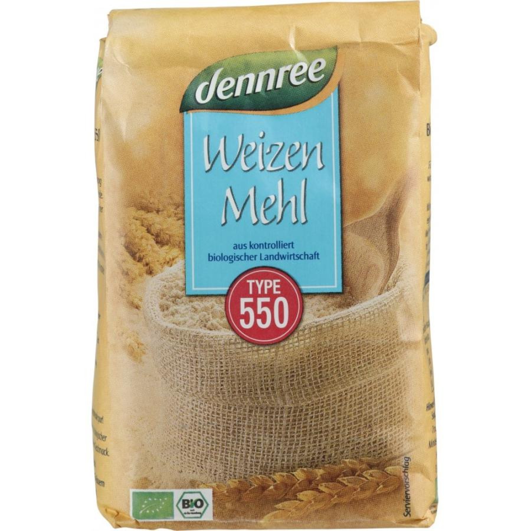 Faina alba tip 550 ecologica - 1 kg