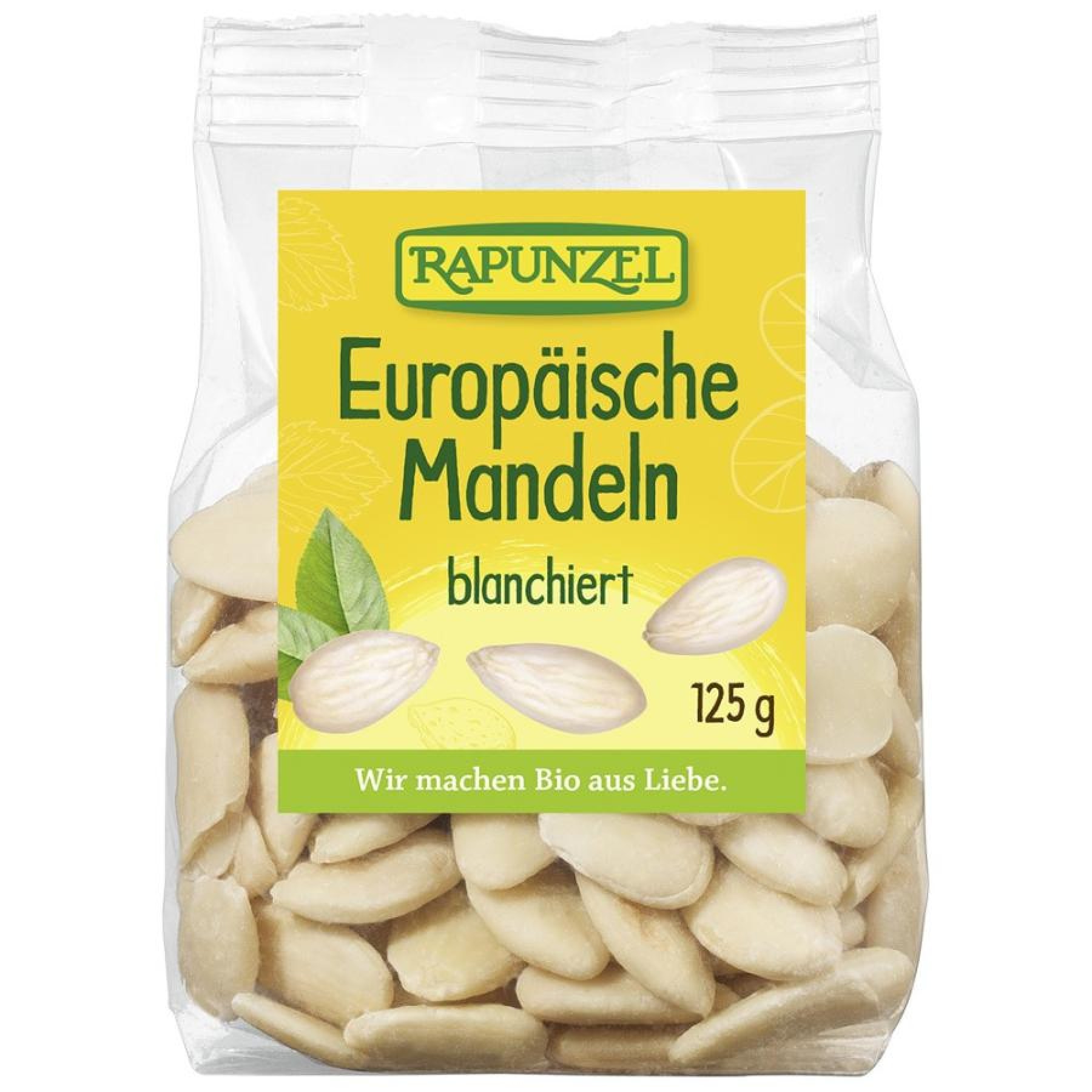 Migdale europene blansate, eco - 125 g