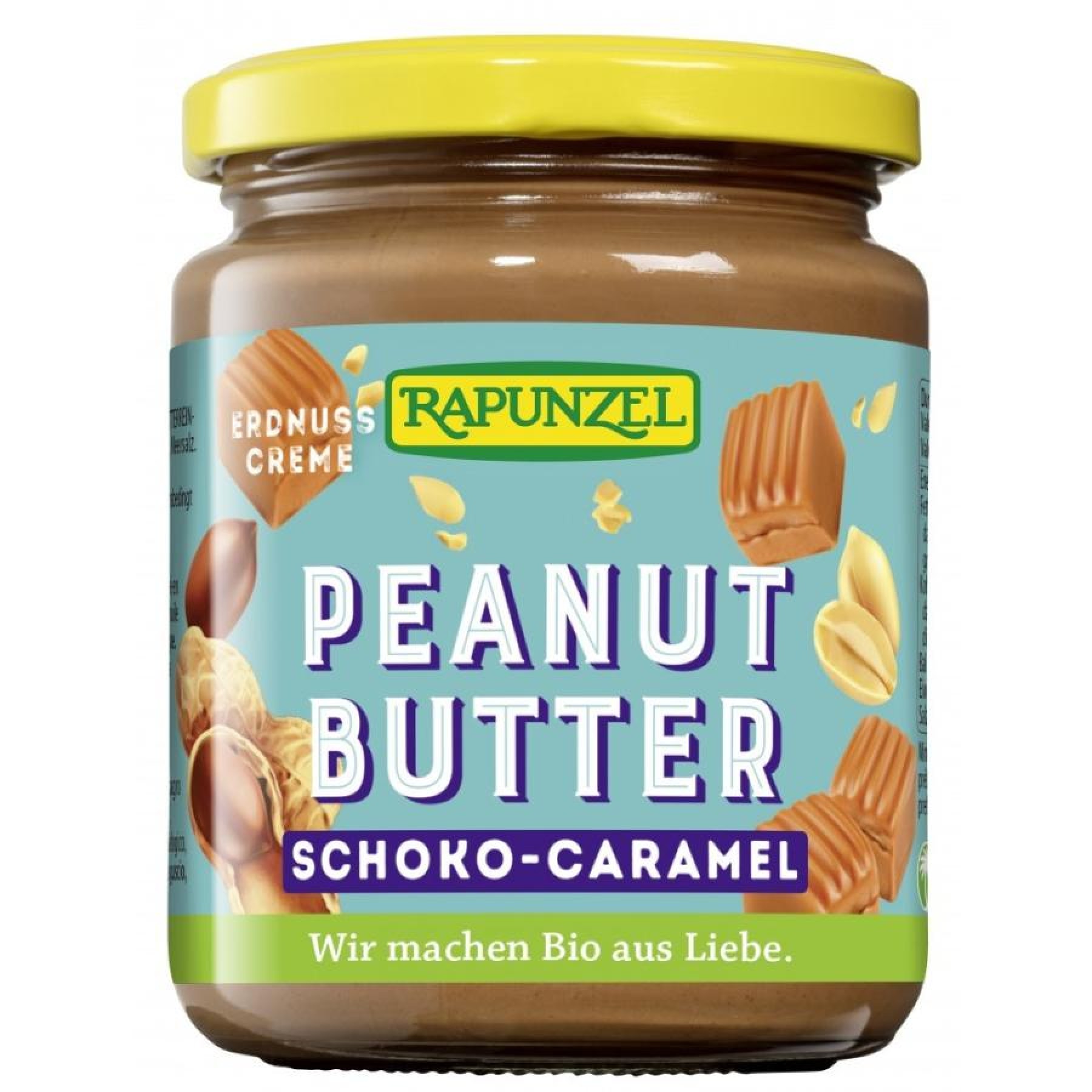 Crema bio de arahide cu caramel - 250 g
