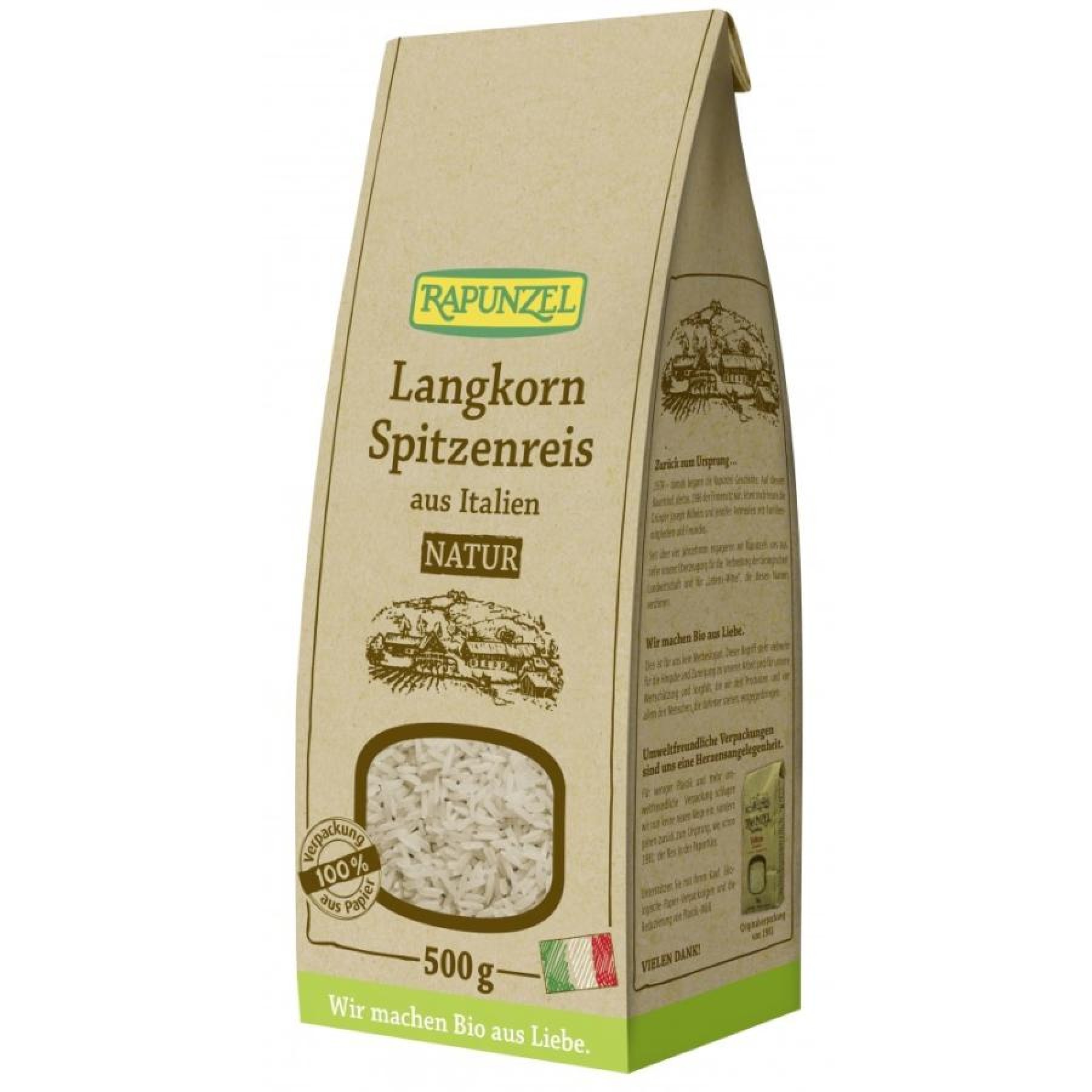 Orez natur cu bob lung ascutit - 500 g