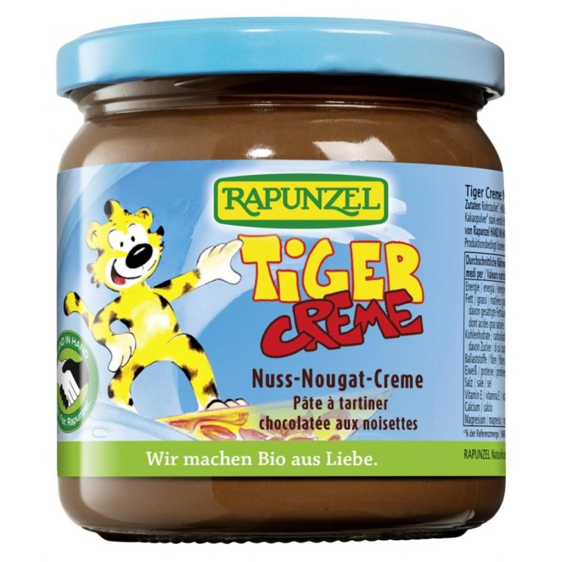 Crema de nuca nougat Tiger, eco - 400 g
