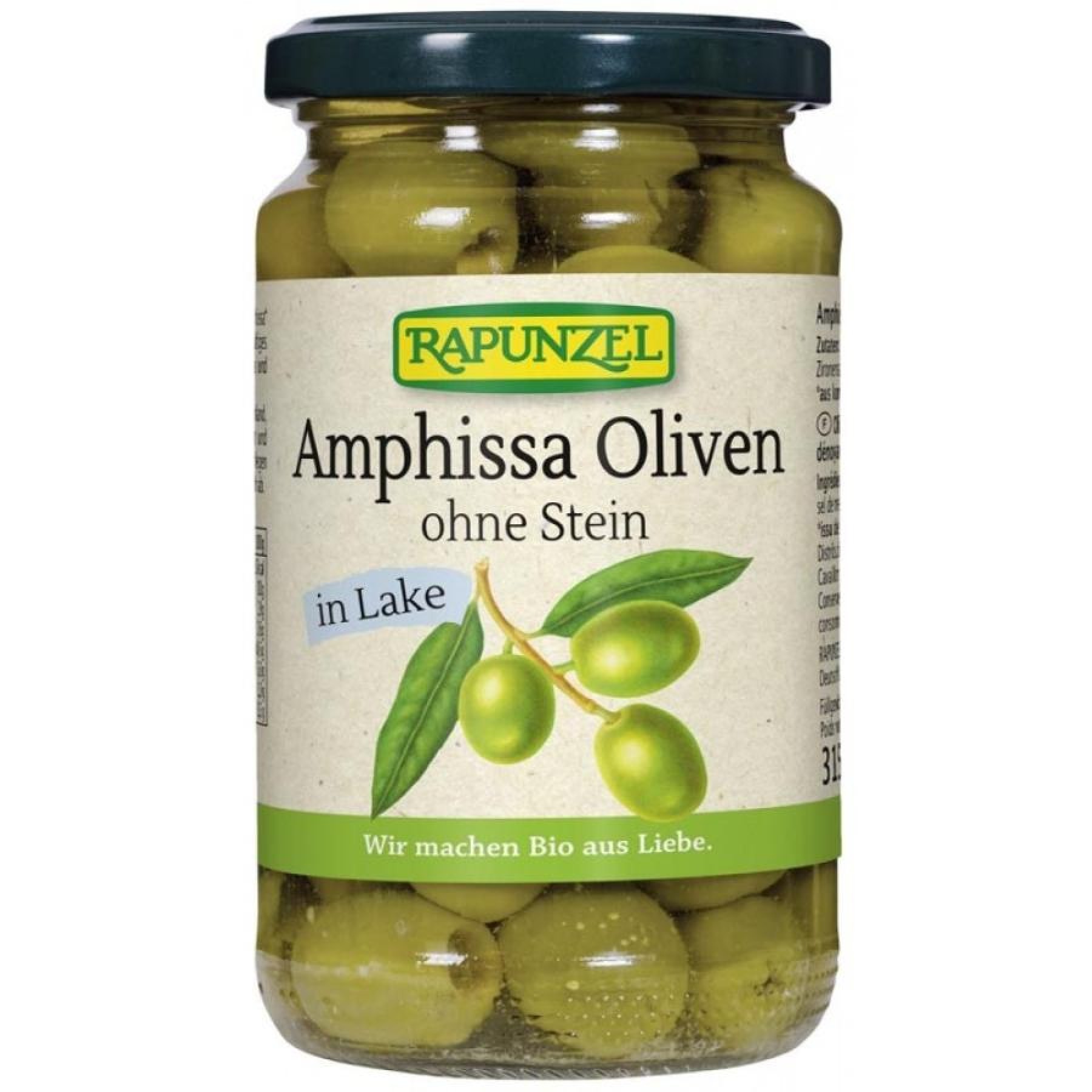 Masline Amphissa verzi fara samburi in saramura, eco - 315 g