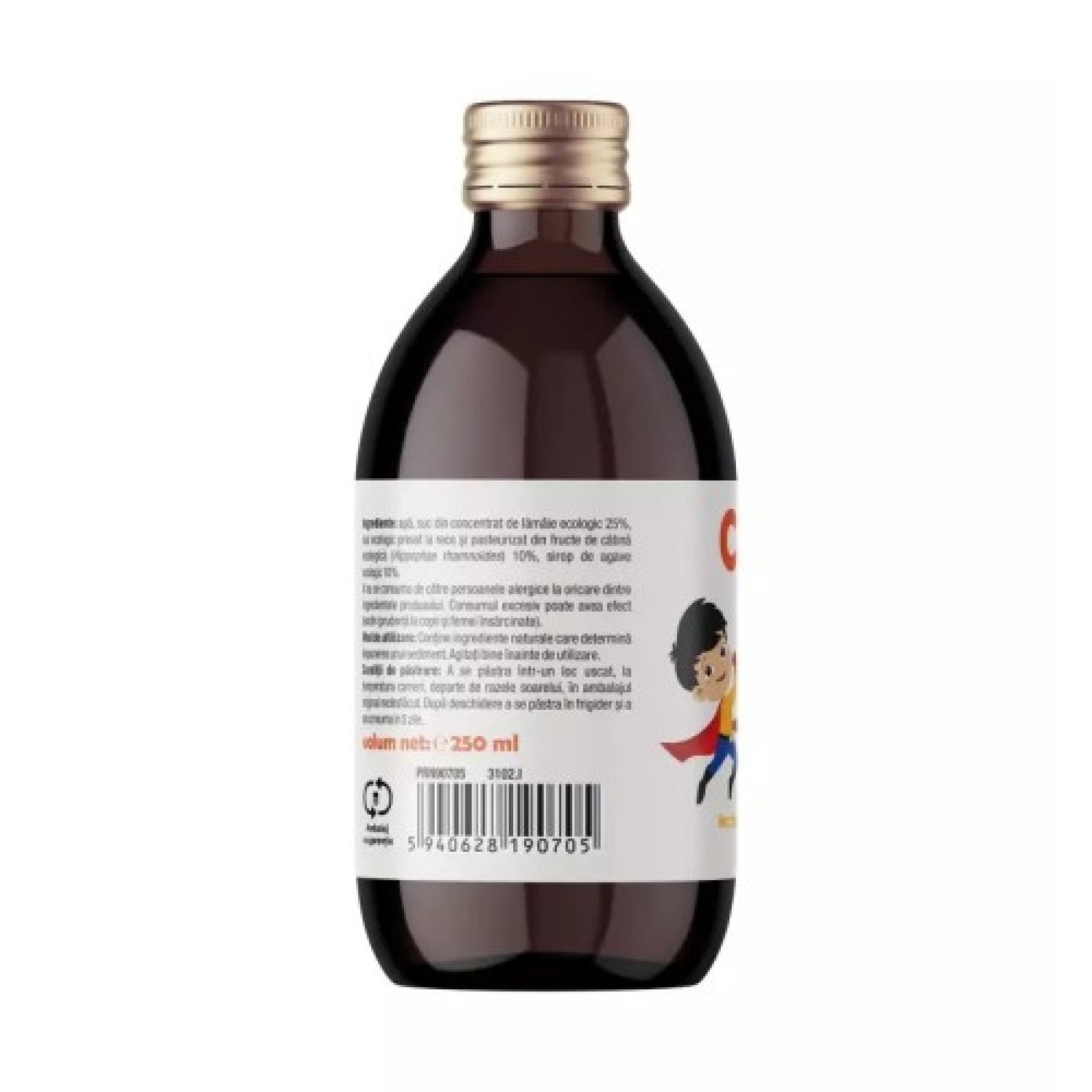 ECO/BIO Suc de lamaie cu catina 250ml, Catibun