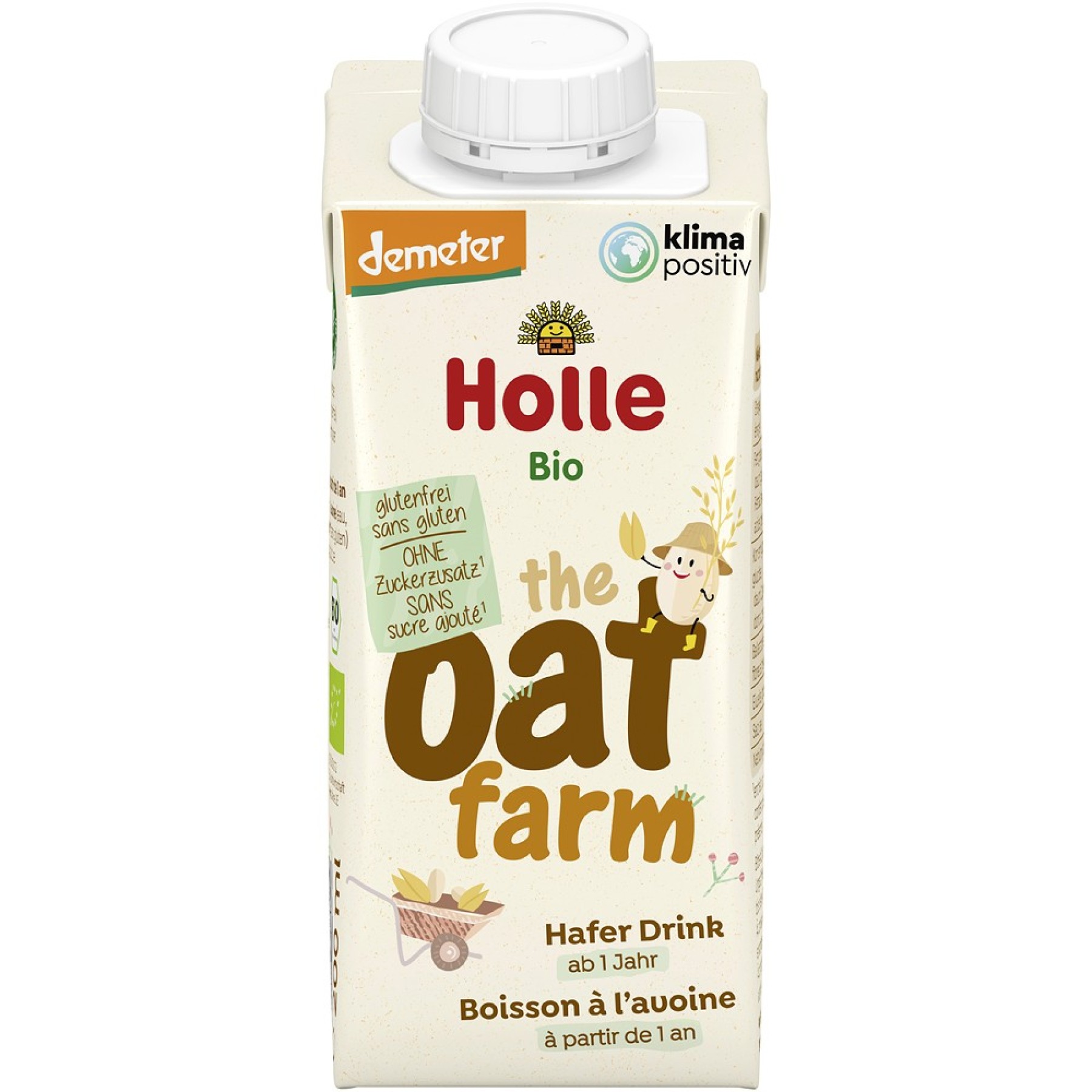 Bautura de ovaz fara gluten pentru copii 1 an, eco - 200 ml