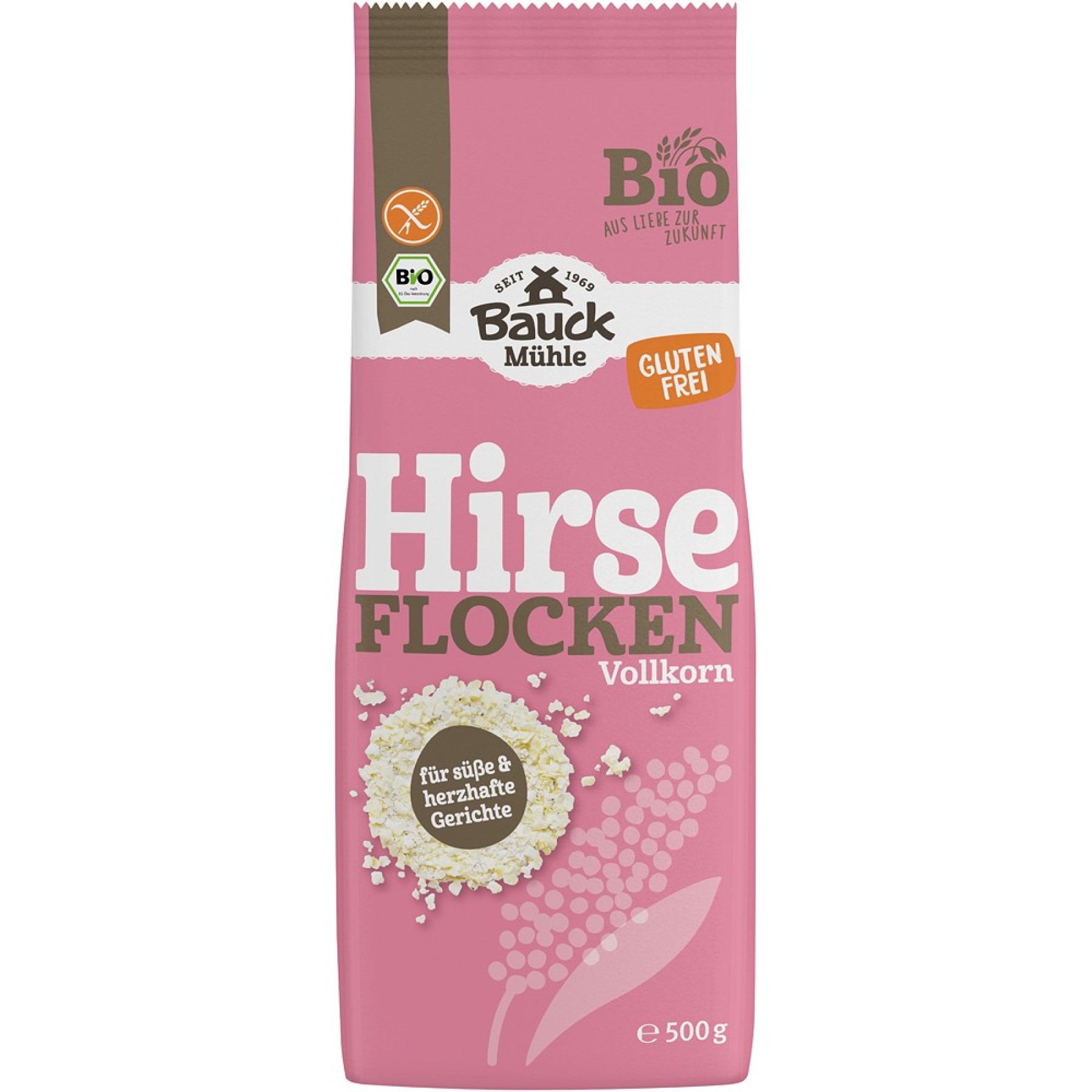 Fulgi bio integrali de mei - 500 g