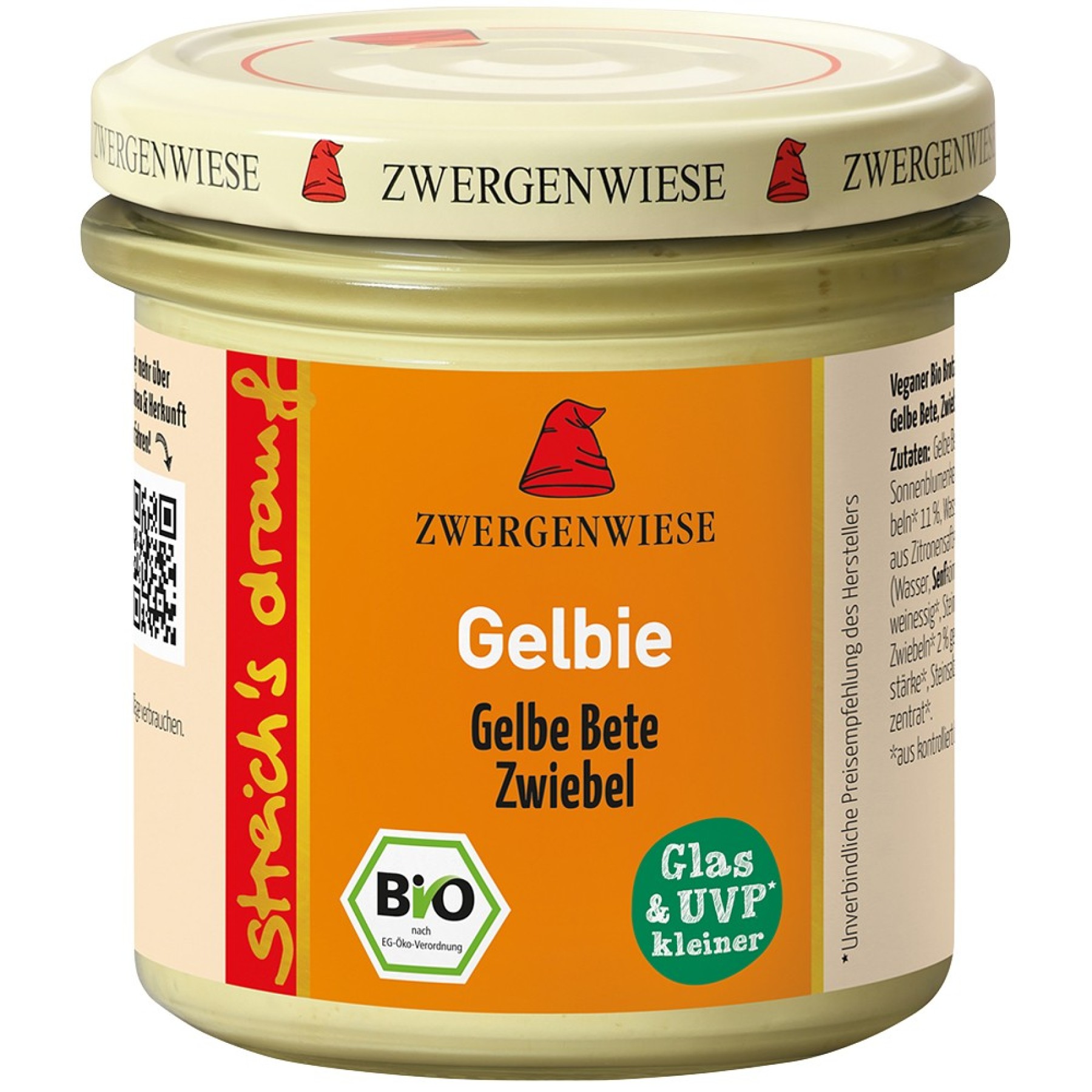 Crema tartinabila cu sfecla galbena si ceapa fara gluten, eco - 135 g