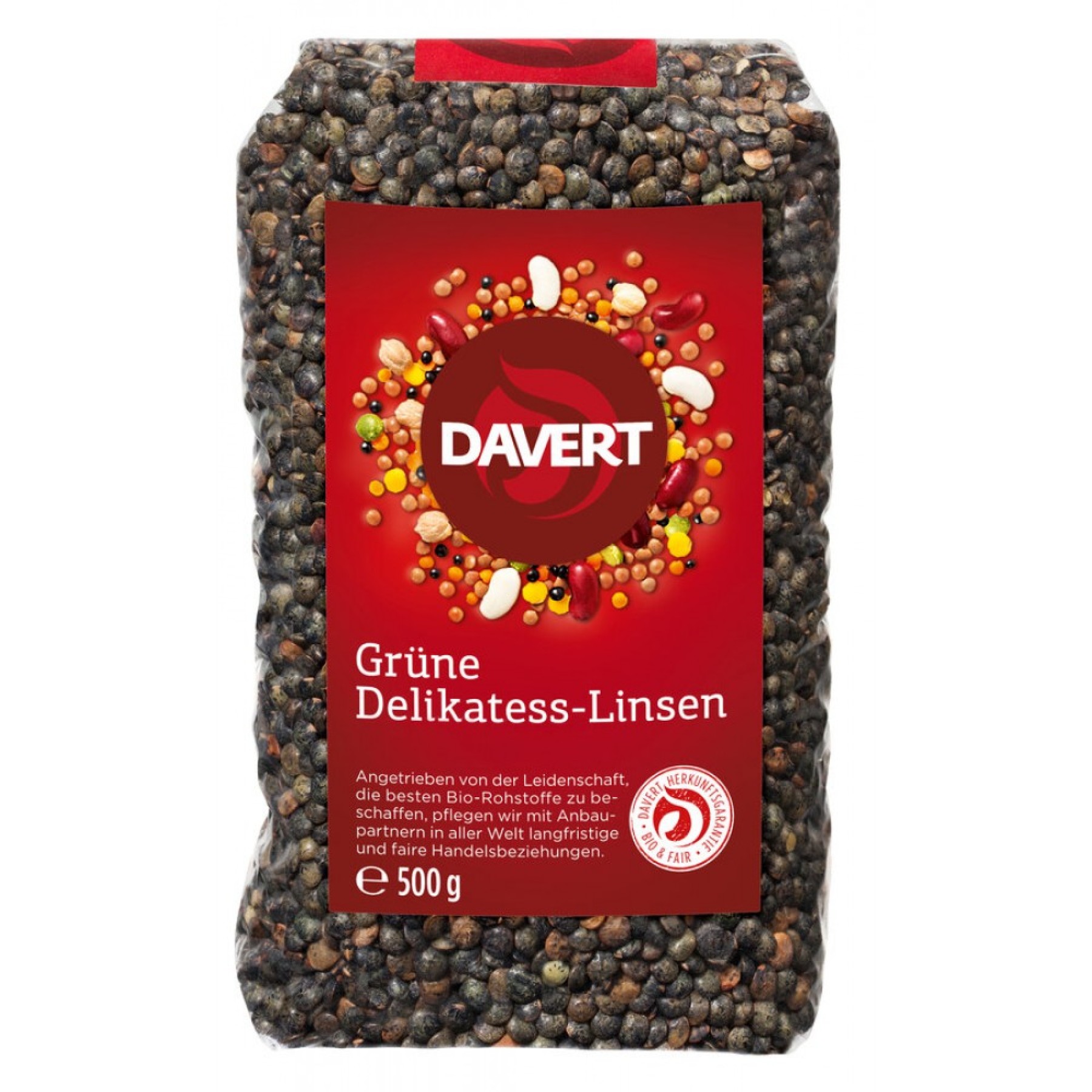 Linte verde bio delicatess - 500 g