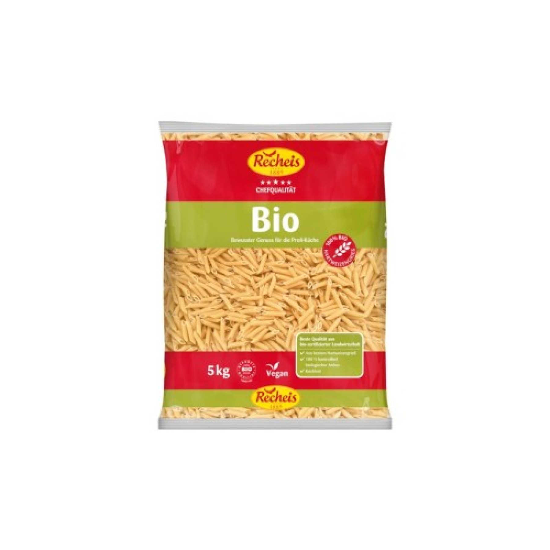 Penne rigate bio din grau dur, 5kg
