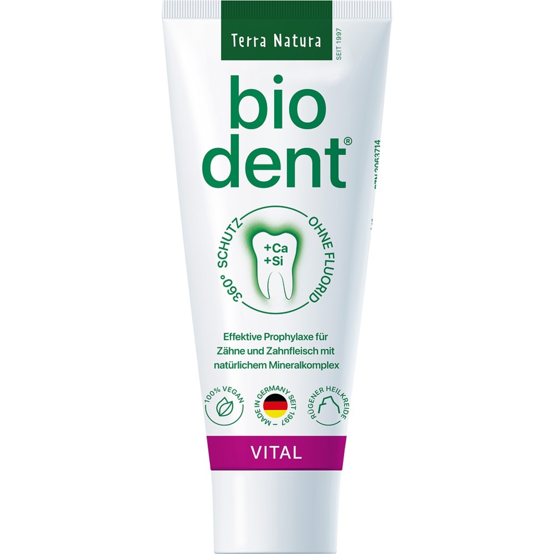Pasta de dinti biodent vital cu menta - 75 ml