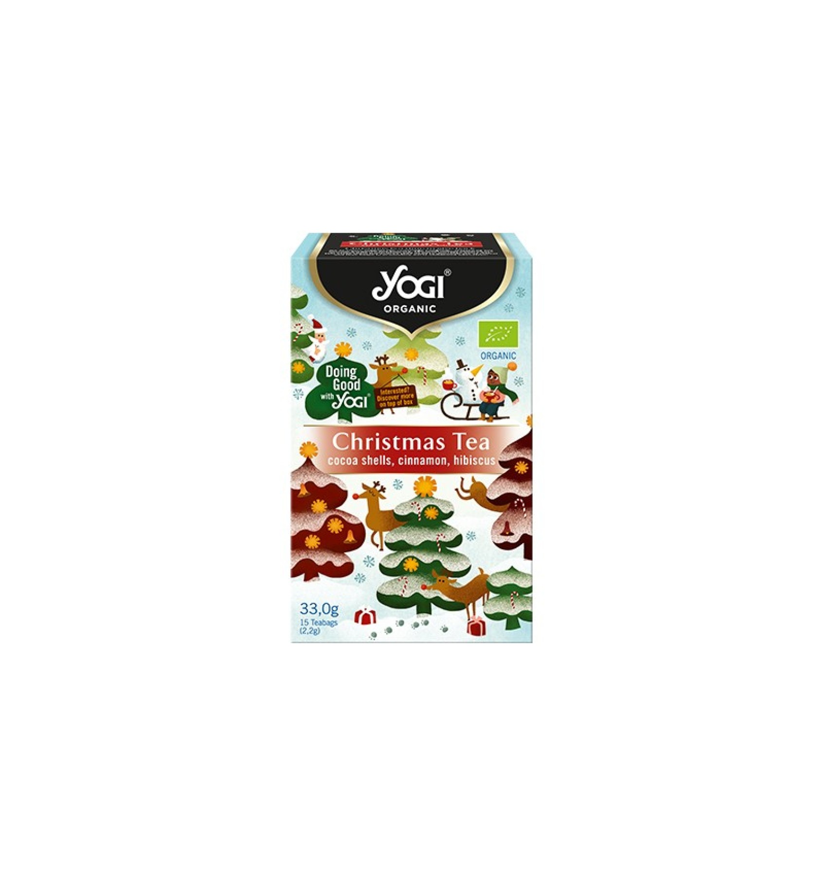 Ceai bio de Craciun 15 pliculete a 2,2g - 33g Yogi