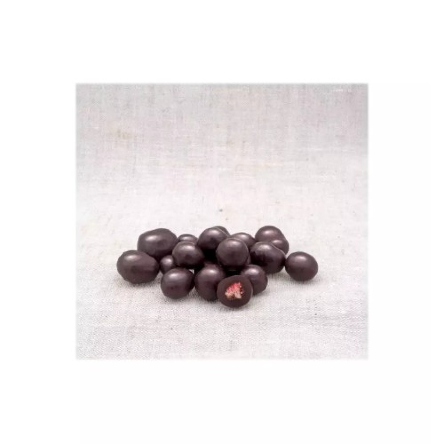 Capsuni bio glazurate in ciocolata neagra, 50g