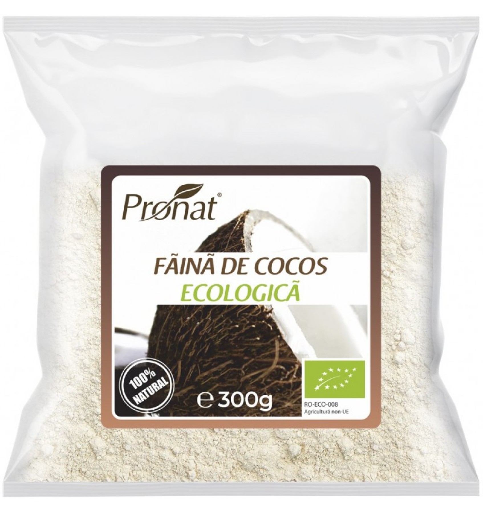 Faina bio din nuca de cocos, 300g