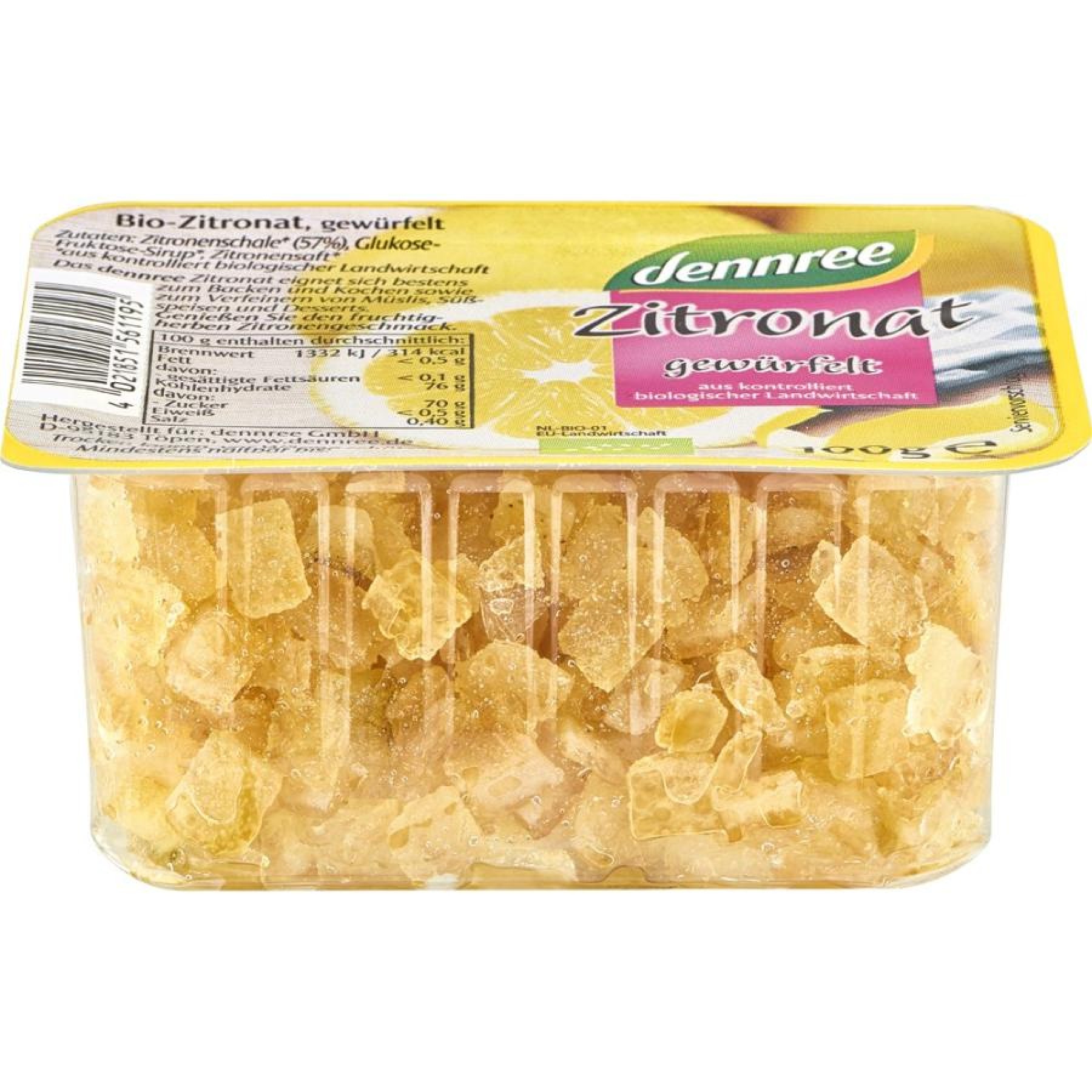 Coaja de lamaie confiata - 100 g