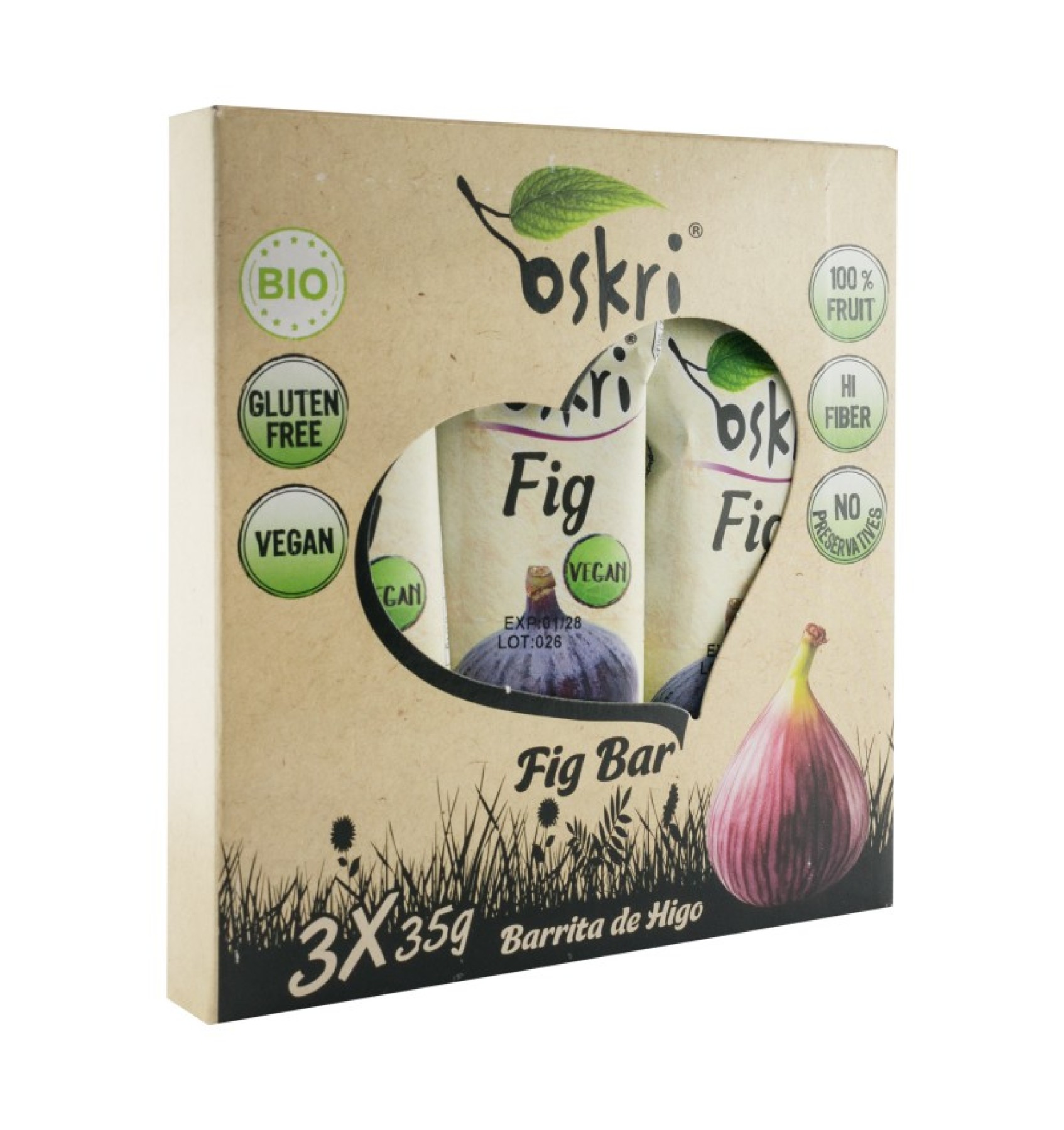 ECO/BIO Batoane din smochine 3.35g 105g