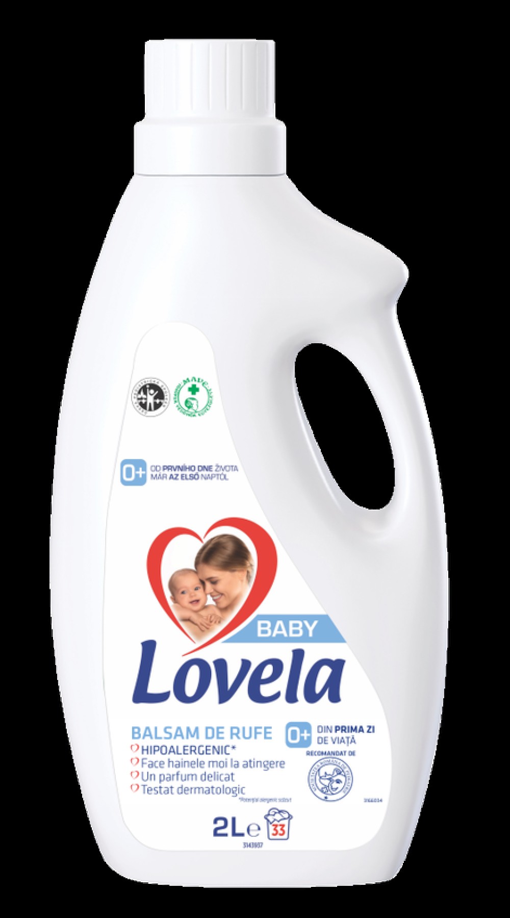 Balsam de rufe pentru haine bebelusi Lovela Baby, 2L, 33 spalari