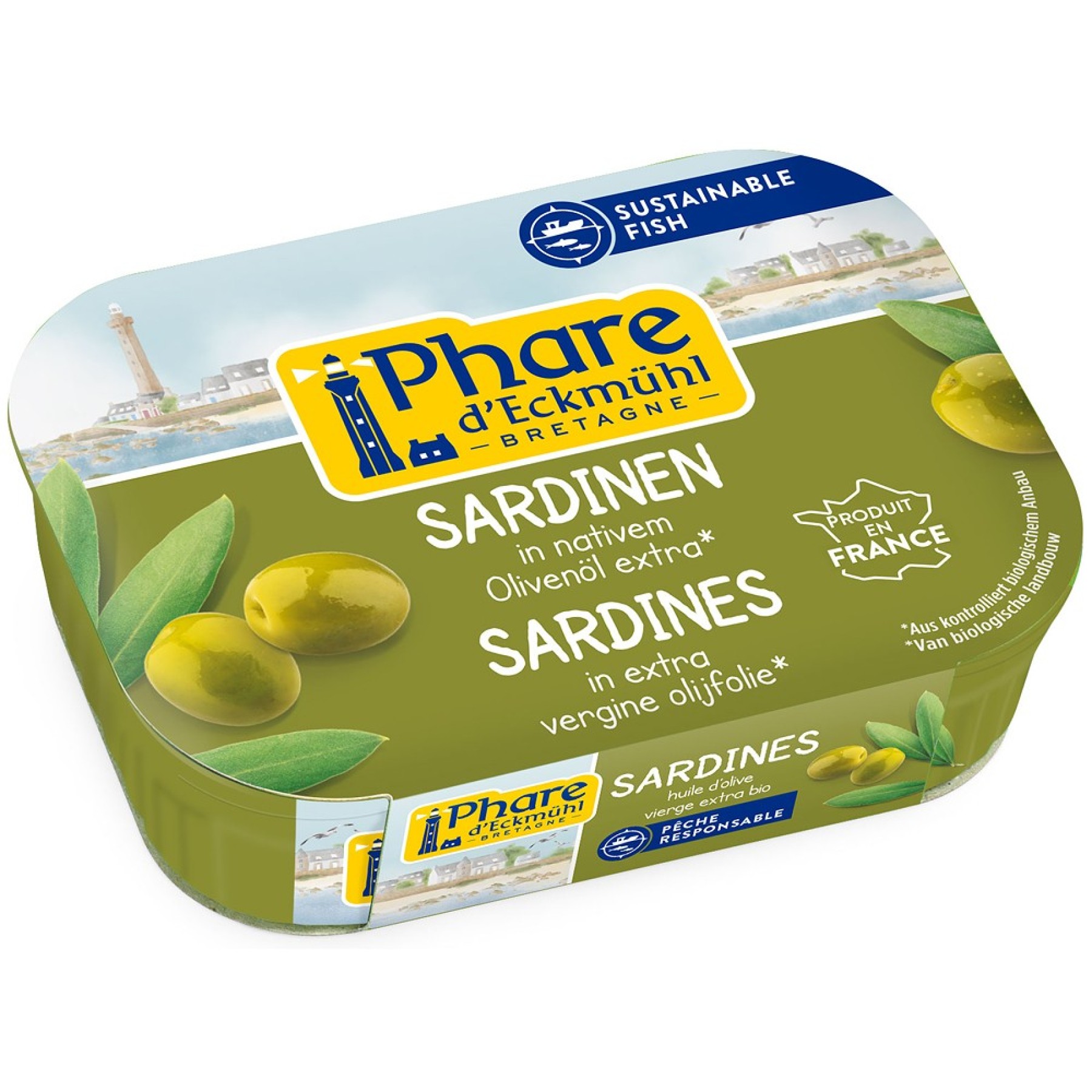 Sardine in ulei bio de masline extravirgin - 135 g