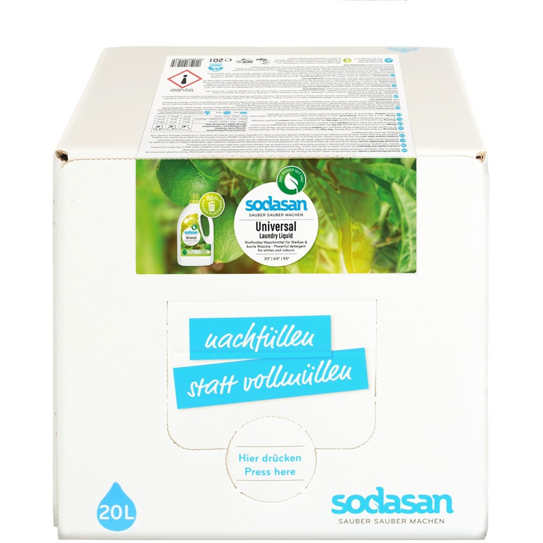 Detergent lichid universal cu lime - 20 L