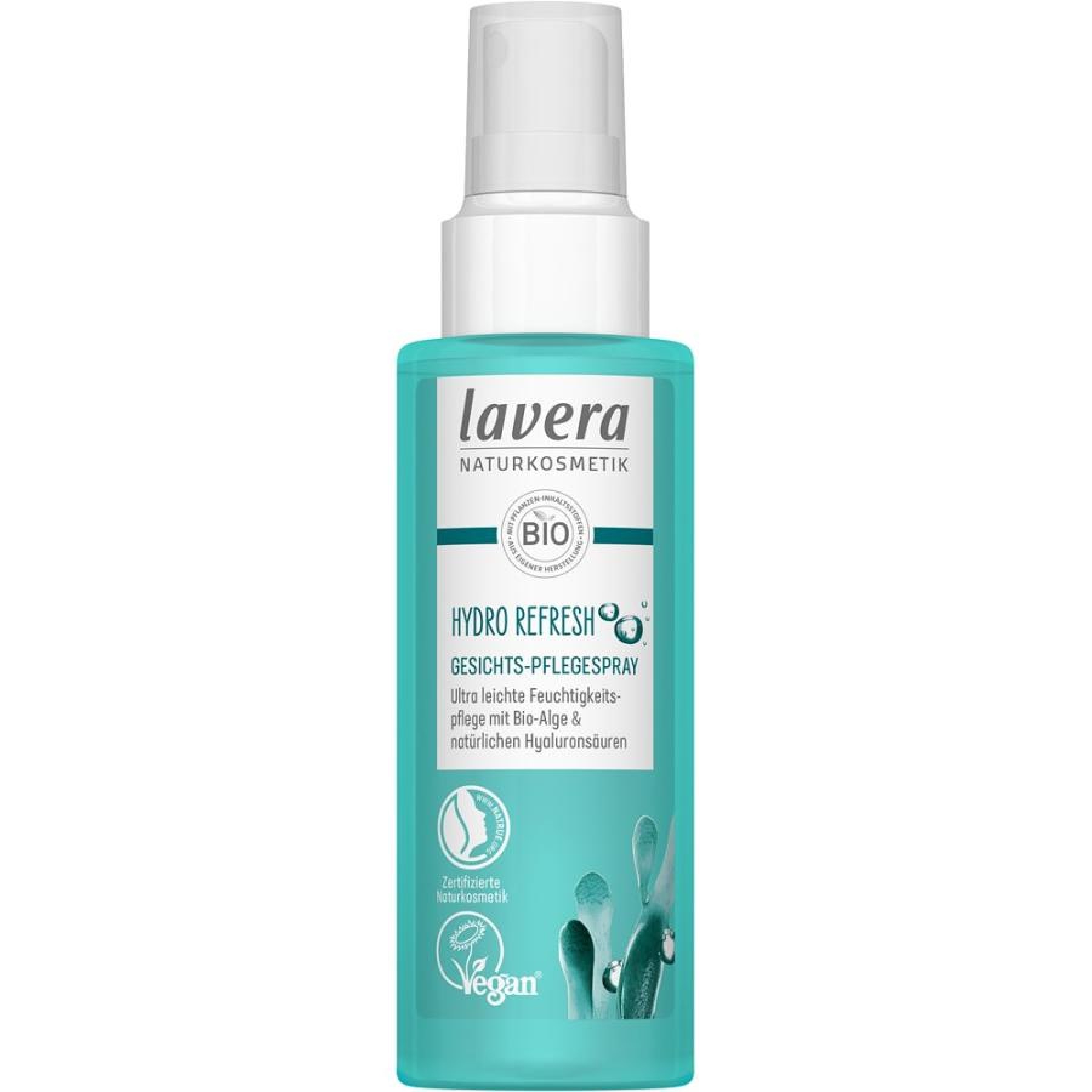 Spray de ingrijire faciala cu alge bio si acizi hialuronici Hydro Refresh - 100 ml