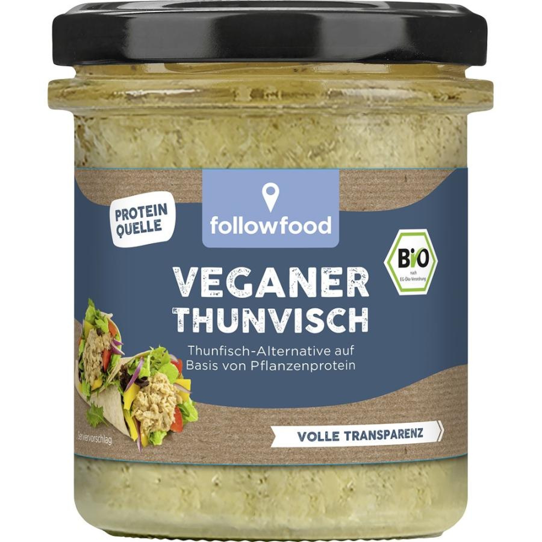 Pasta alternativa la ton pe baza de proteina vegetala, eco - 180 g