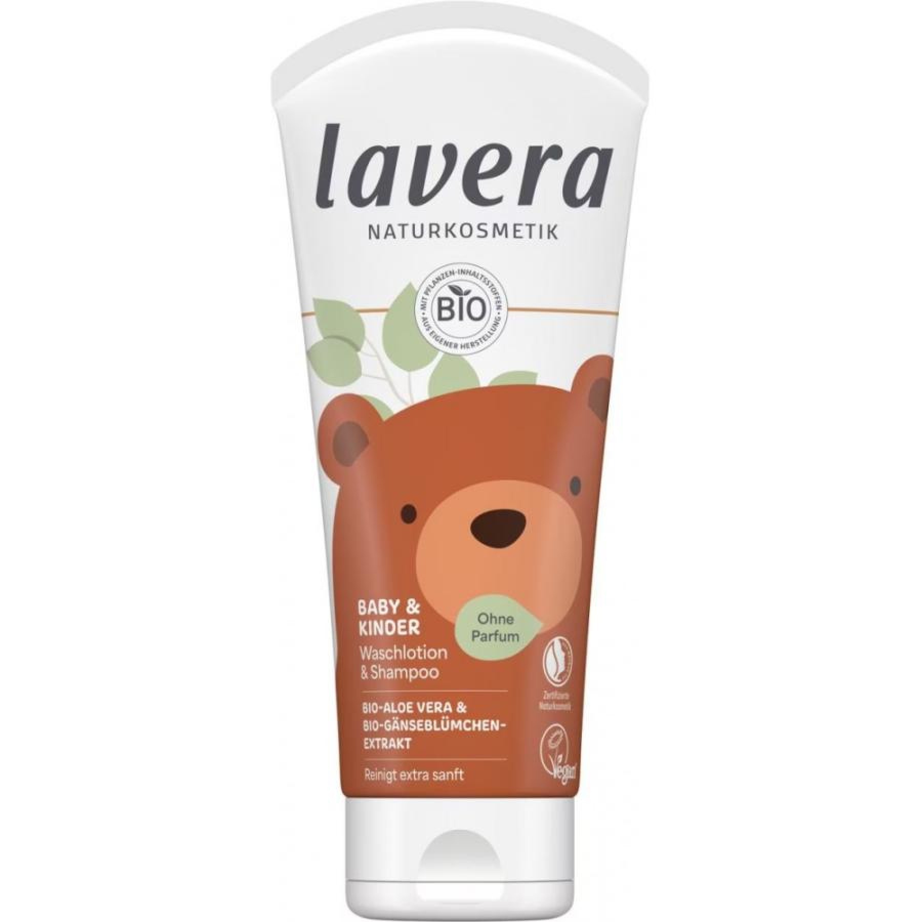 Sampon si gel de dus pentru copii cu aloe vera bio fara parfum - 200 ml