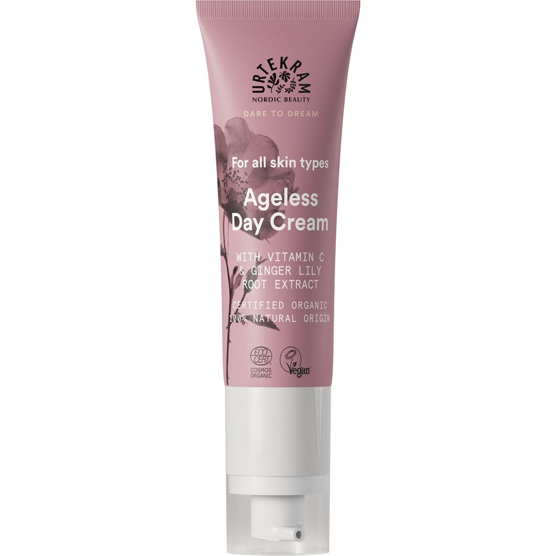 Crema de zi cu vitamina C si extract de radacina de ghimbir alb pentru orice tip de ten - 50 ml