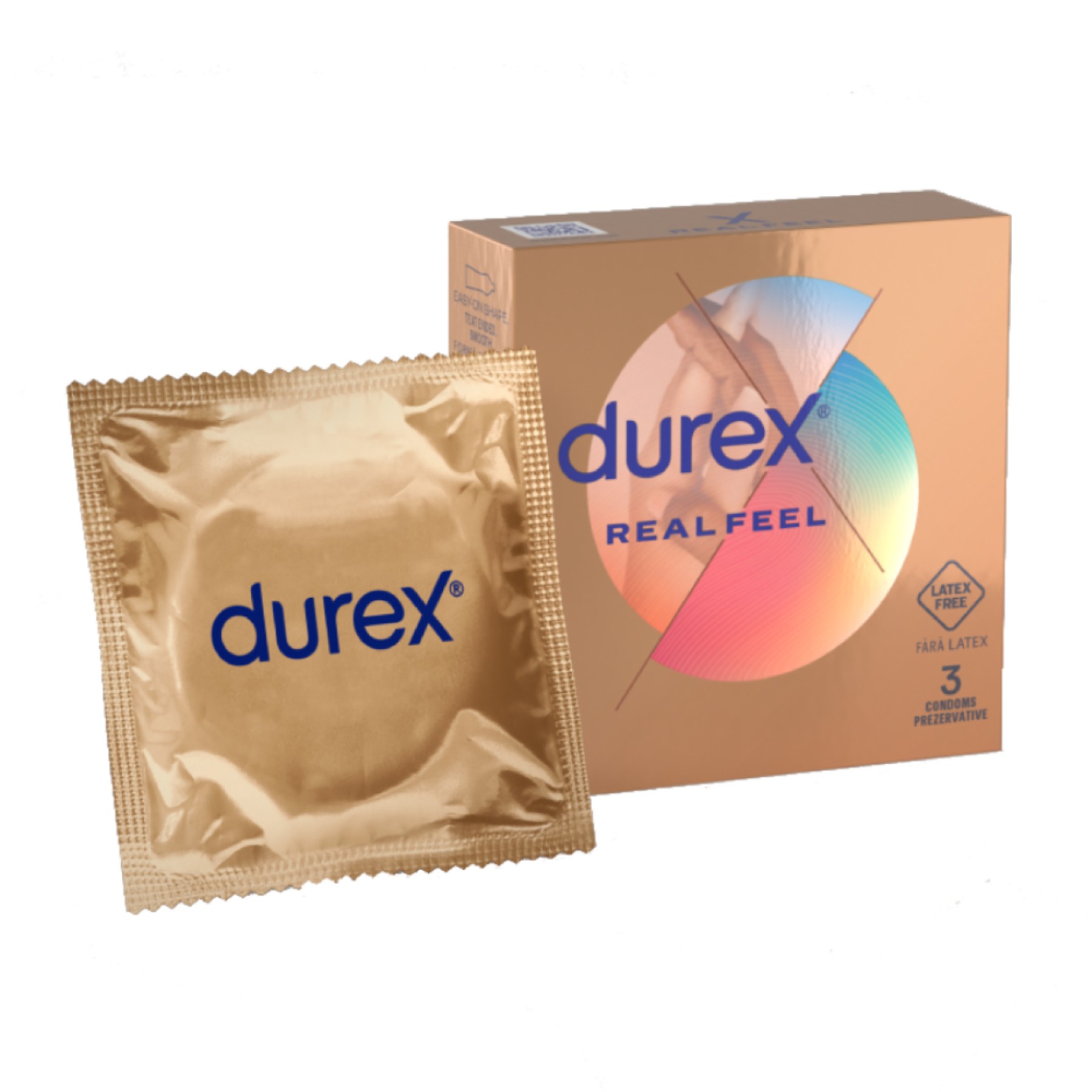 Prezervative Durex Real Feel 3 buc