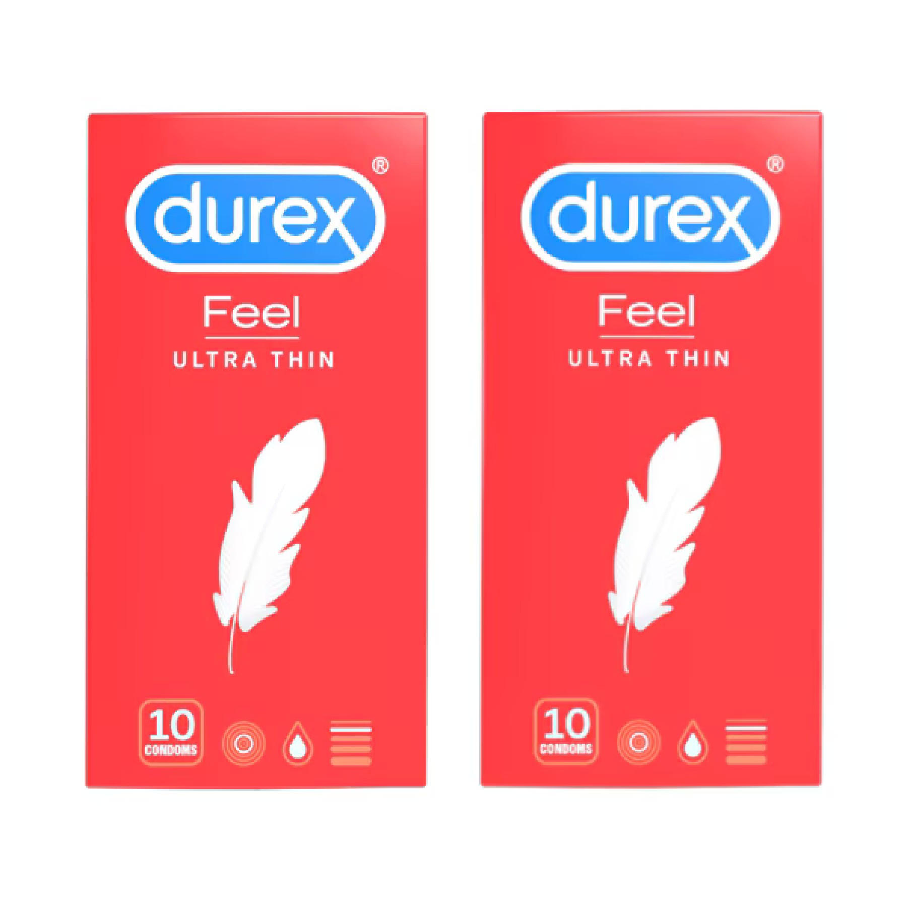 Pachet Prezervative Durex Feel Ultra Thin 2x10, 20 bucati