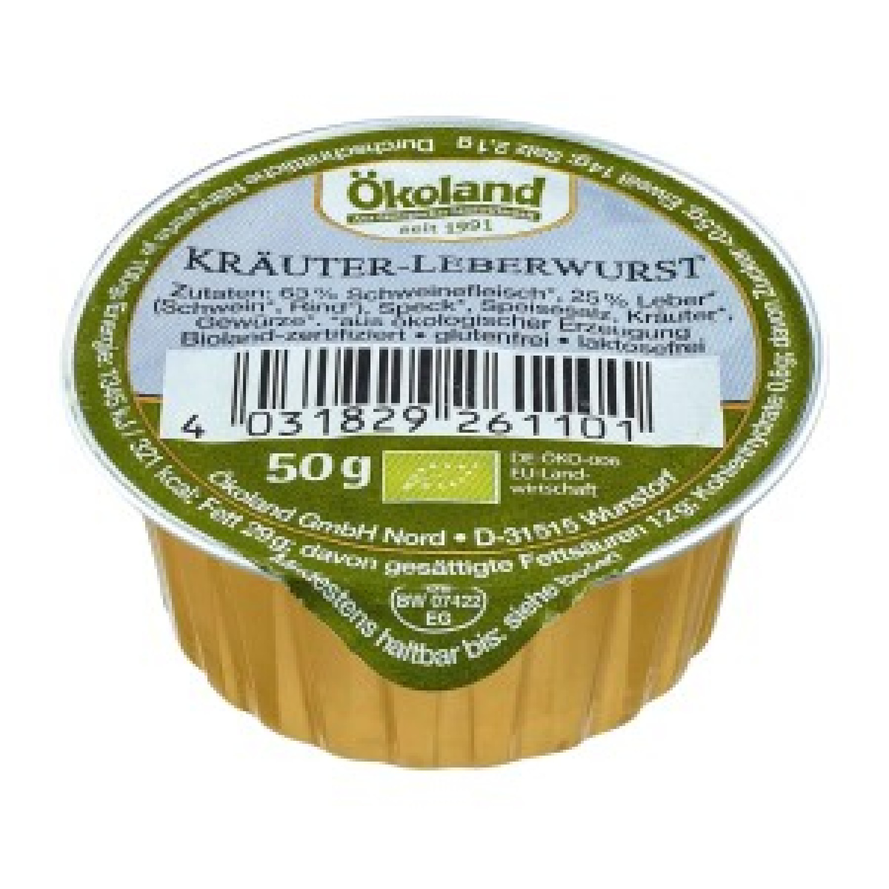 ECO/BIO Pate de porc, 50gr
