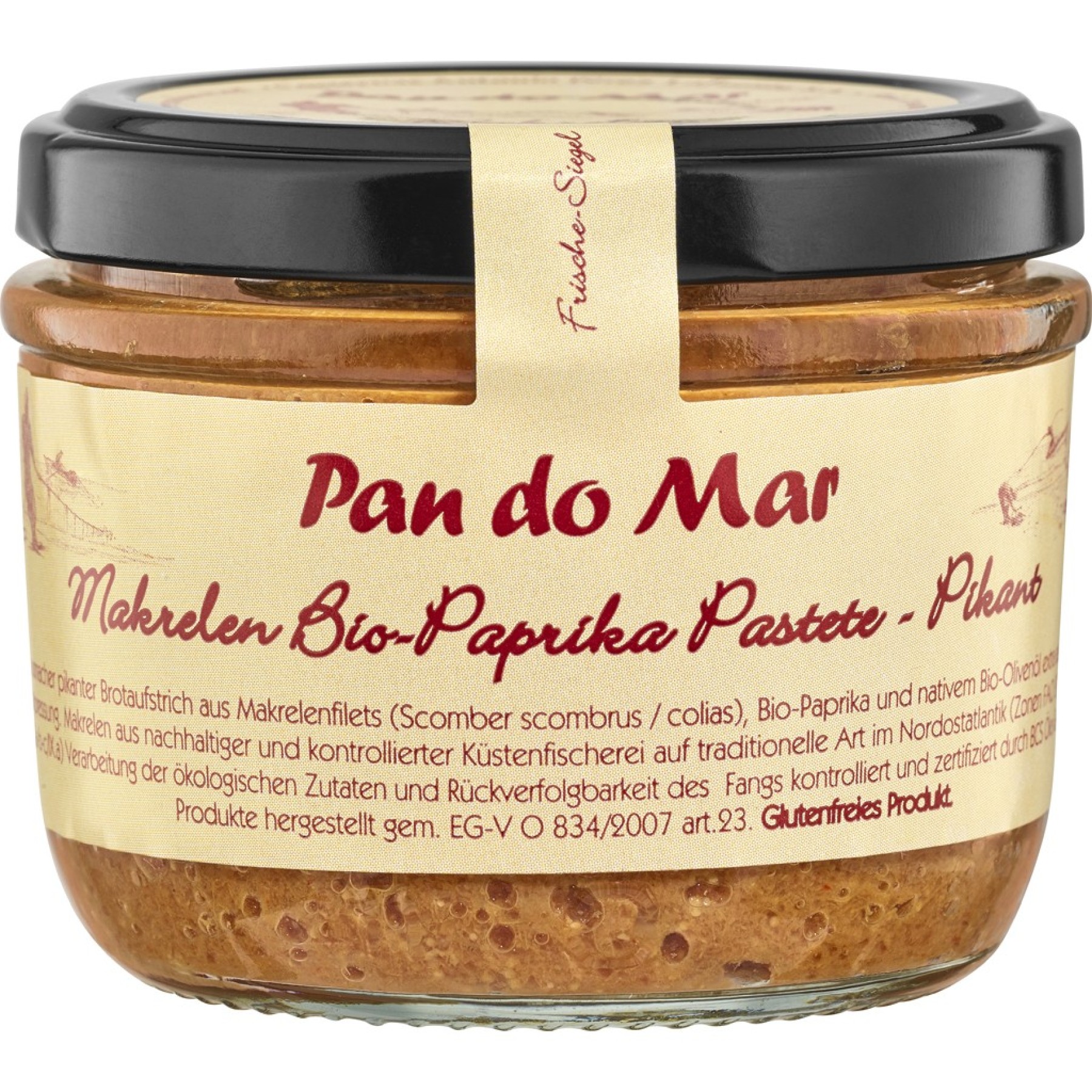 Pasta picanta de macrou cu ardei bio - 125 g