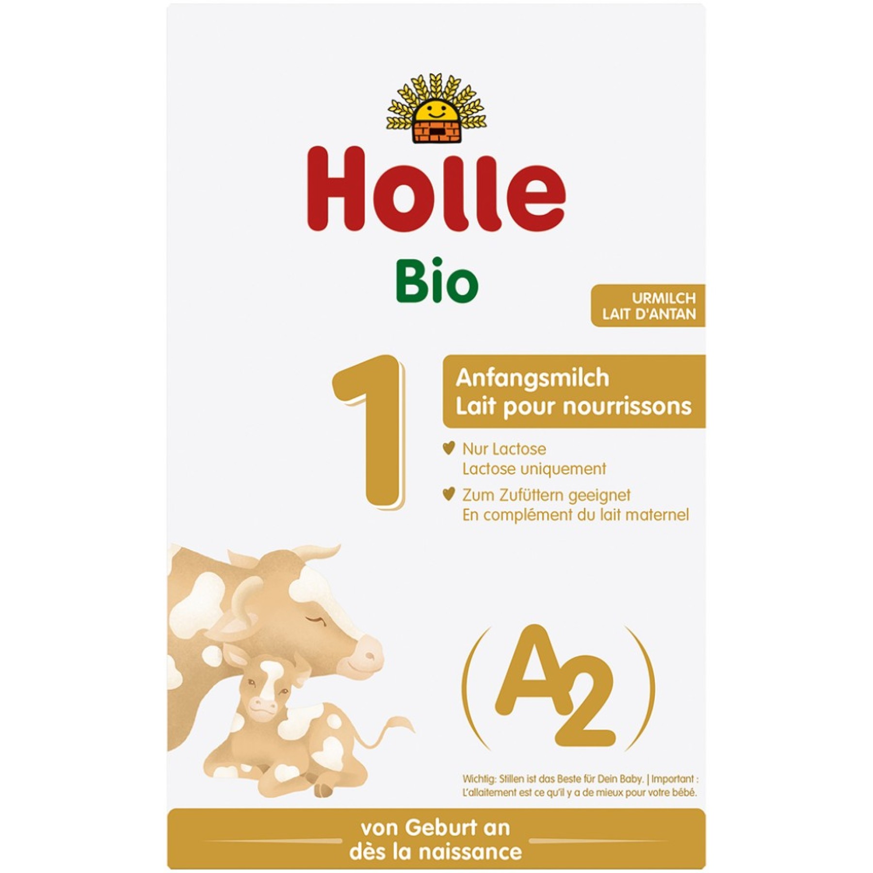 Lapte praf de vaca A2 de la nastere Formula 1, eco - 400 g