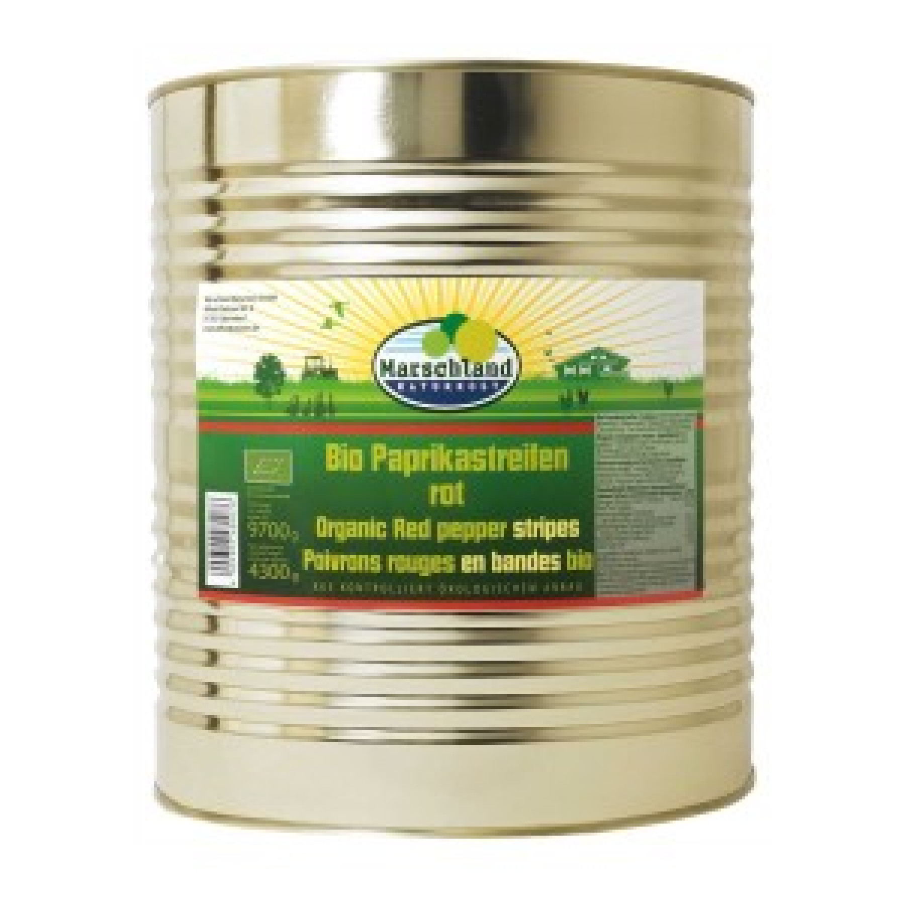 ECO/BIO Fasii de ardei rosu 10200ml