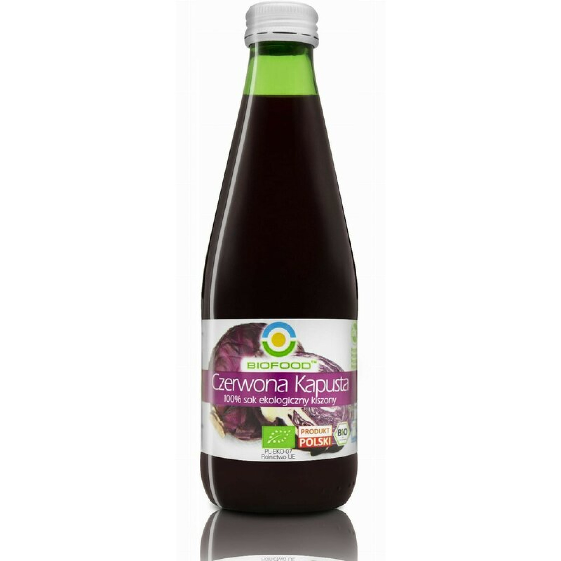 Suc de varza rosie lactofermentata bio 300ml Biofood