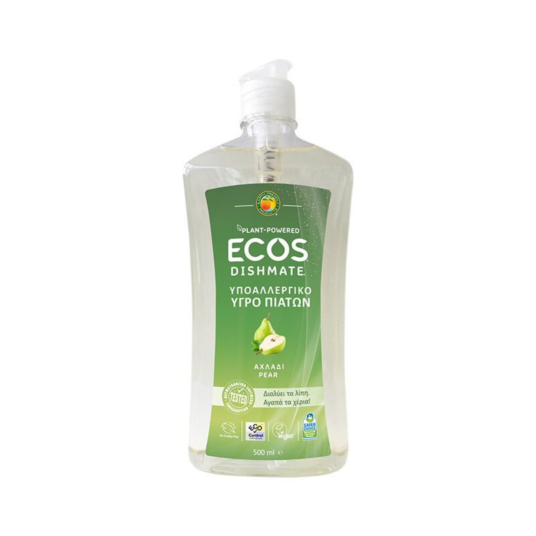 Detergent lichid pentru vase cu pere 500ml Ecos
