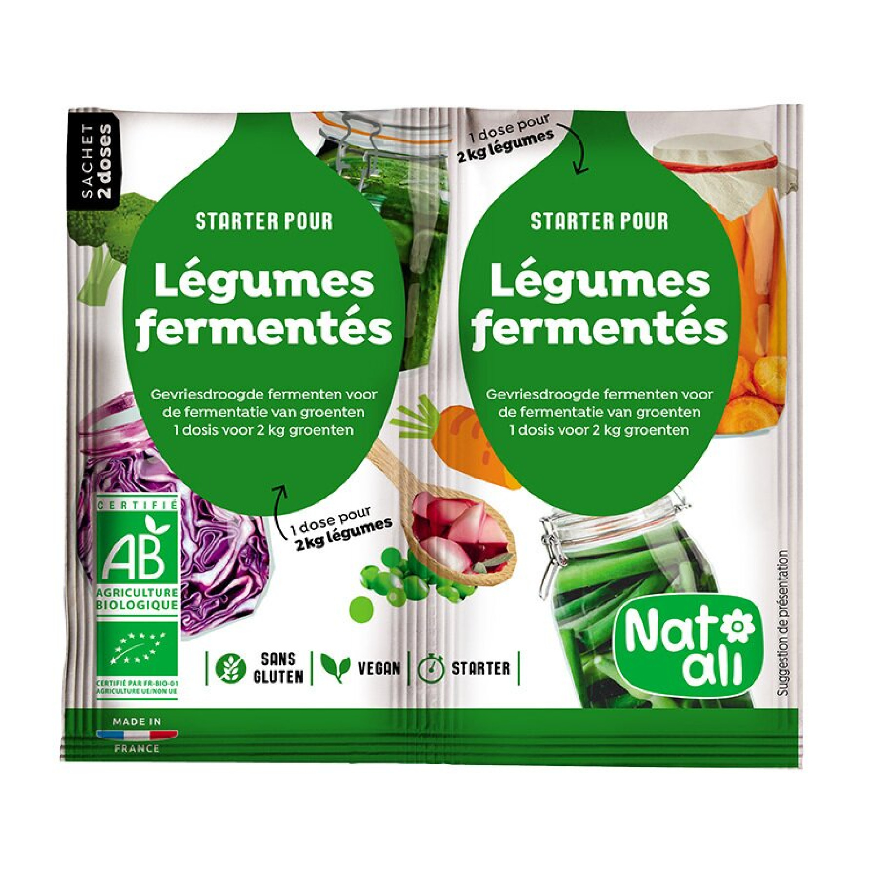 Starter pentru muraturi bio 2 buc x 5g 10g Nat-ali