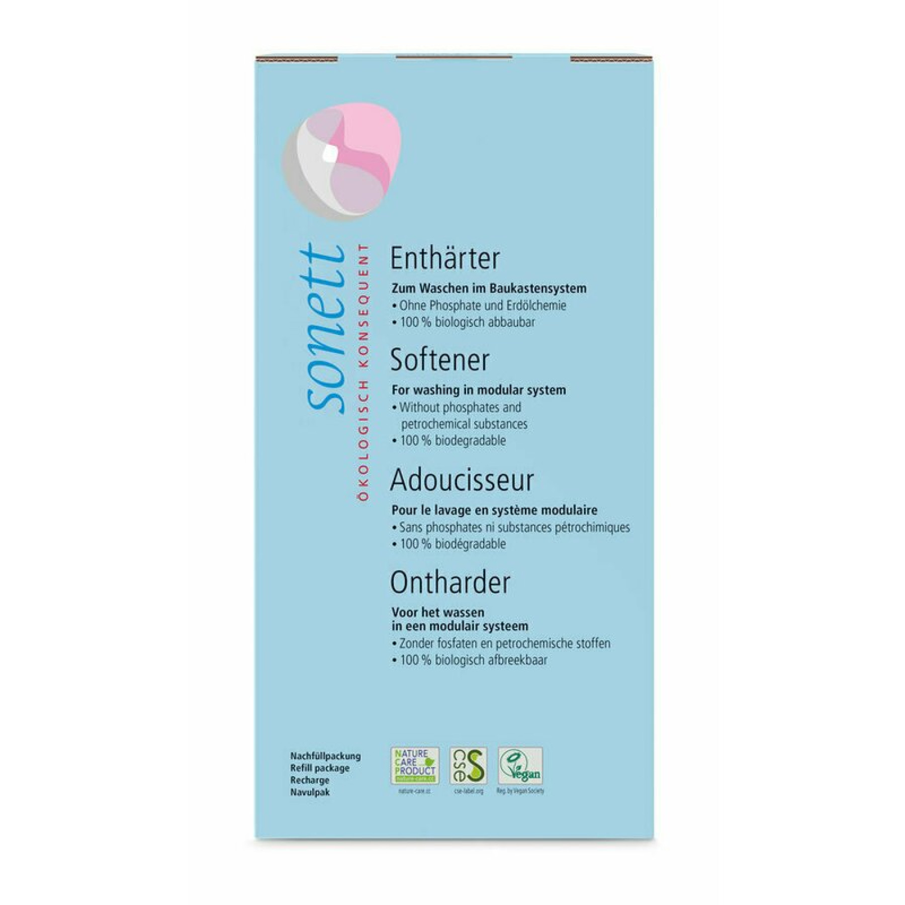 Dedurizant de apa, ecologic, 1kg, Sonett