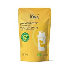 Shake proteic cu banane bio 300g Obio PRET REDUS