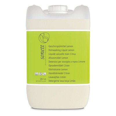 Detergent lichid pentru vase cu lamaie ecologic 20l Sonett