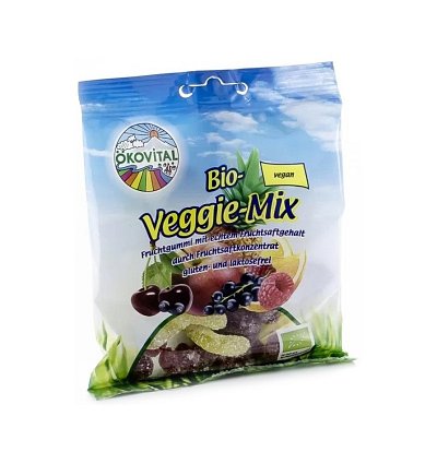 Jeleuri din fructe si legume  fara gluten si lactoza, eco - 80 g