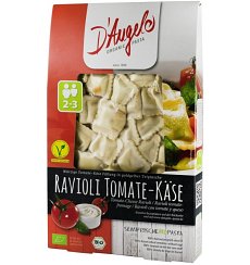 Ravioli bio cu rosii si branza, 250g D`angelo