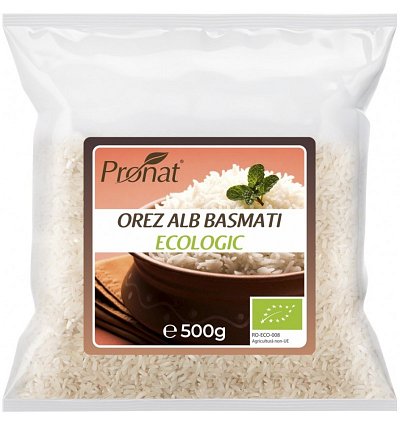 Orez alb basmati bio, 500g