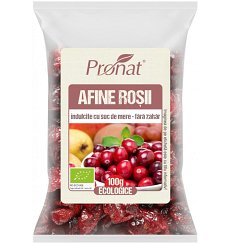 AFINE ROSII BIO INDULCITE CU SUC DE MERE, 100G