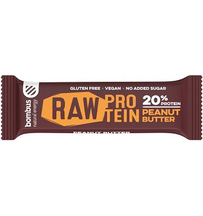 Baton proteic cu unt de arahide, 20% proteine, 50g