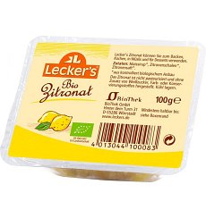 Coaja bio de lamaie confiata vegan si fara gluten - 100 g
