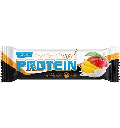 Baton proteic cu mango si glazura de iaurt, 60g max sport