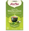 Ceai bio verde cu matcha si lamaie, 17 pliculete 30.6g yogi