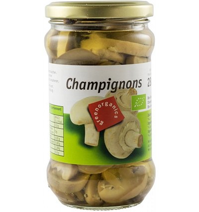 Ciuperci Champignon Bio, 280g/170g GREEN