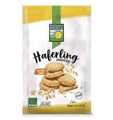 Biscuiti bio crocanti din ovaz vegani - 125 g