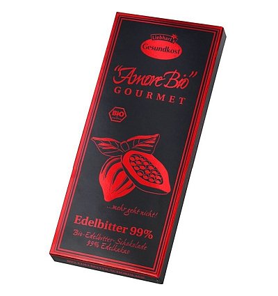 Ciocolata neagra, 99% cacao, 80g liebhart\'s amore bio