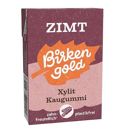 Guma de mestecat cu xylitol pentru ingrijirea dintilor, scortisoara, 28g